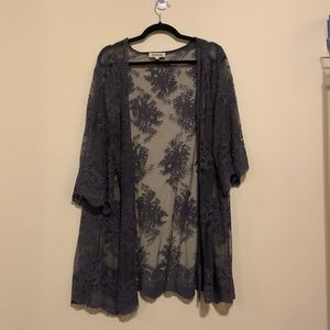 Boutique purchased lace kimono. Size L
